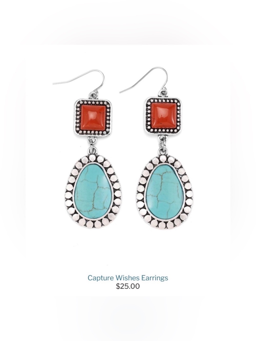 Cowgirl Confetti Capture Wishes Earrings